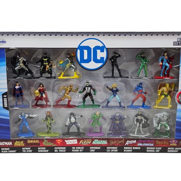 NEW DC Comics Jada 20 Die-Cast Figures Set, Nano Metalfigs Series 4, New in Box - Picture 8 of 10